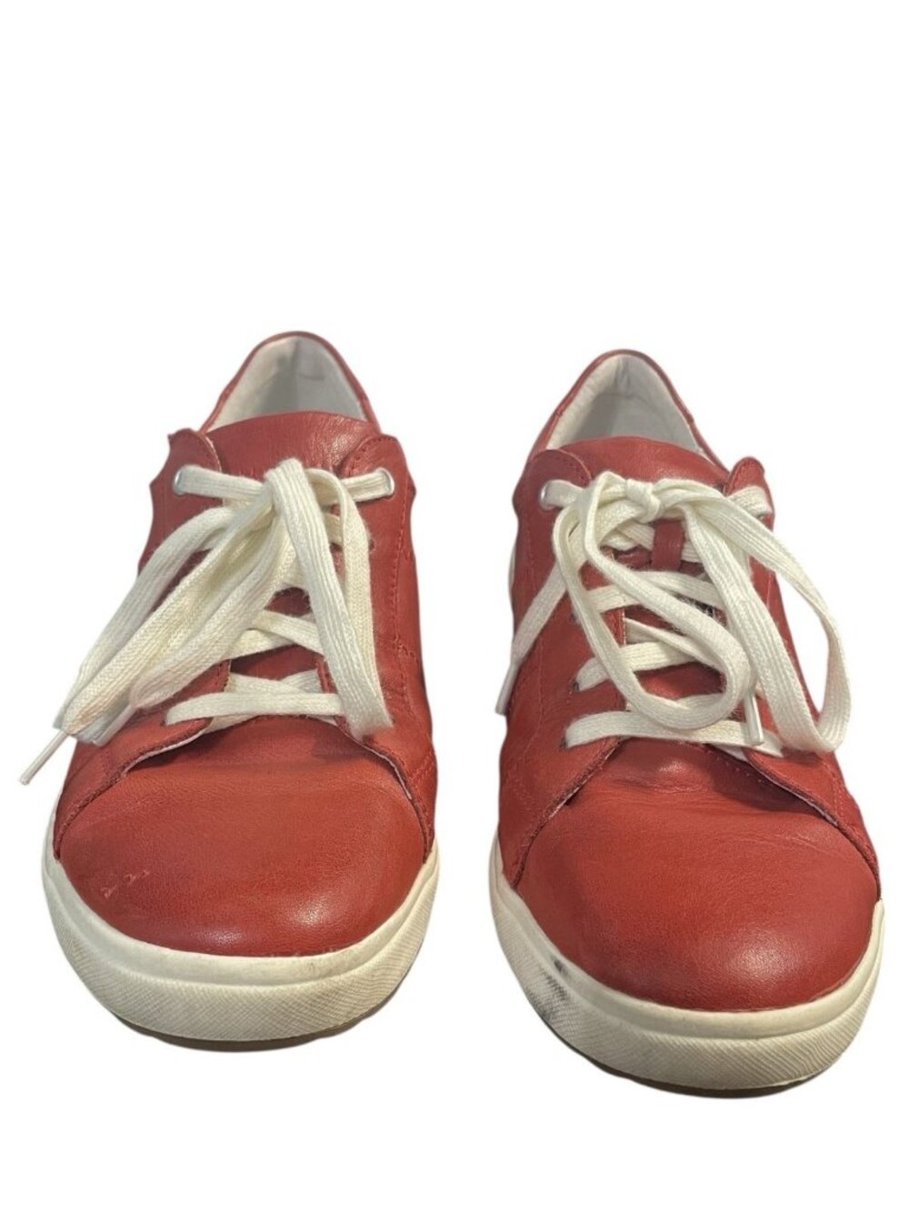 JOSEF SEIBEL Womens Sneaker Size US 7-7.5M, EUR 38 Caren 01 Red Leather Lace Up - Picture 7 of 15